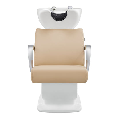 beckman beige salon shampoo chair