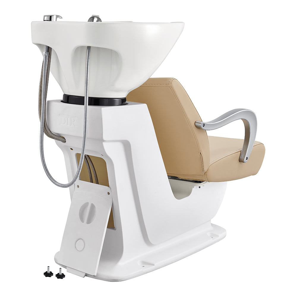 beckman beige salon shampoo chair