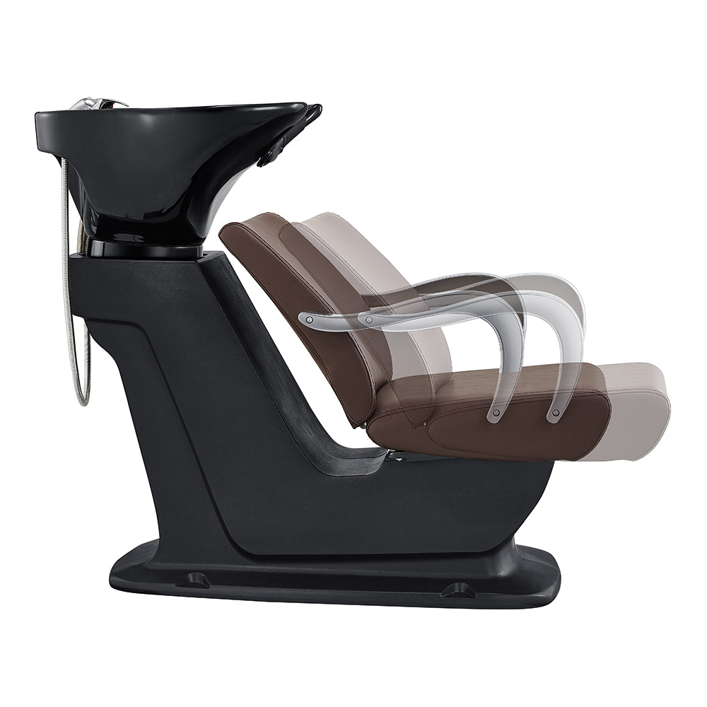 Beckman brown salon shampoo chair
