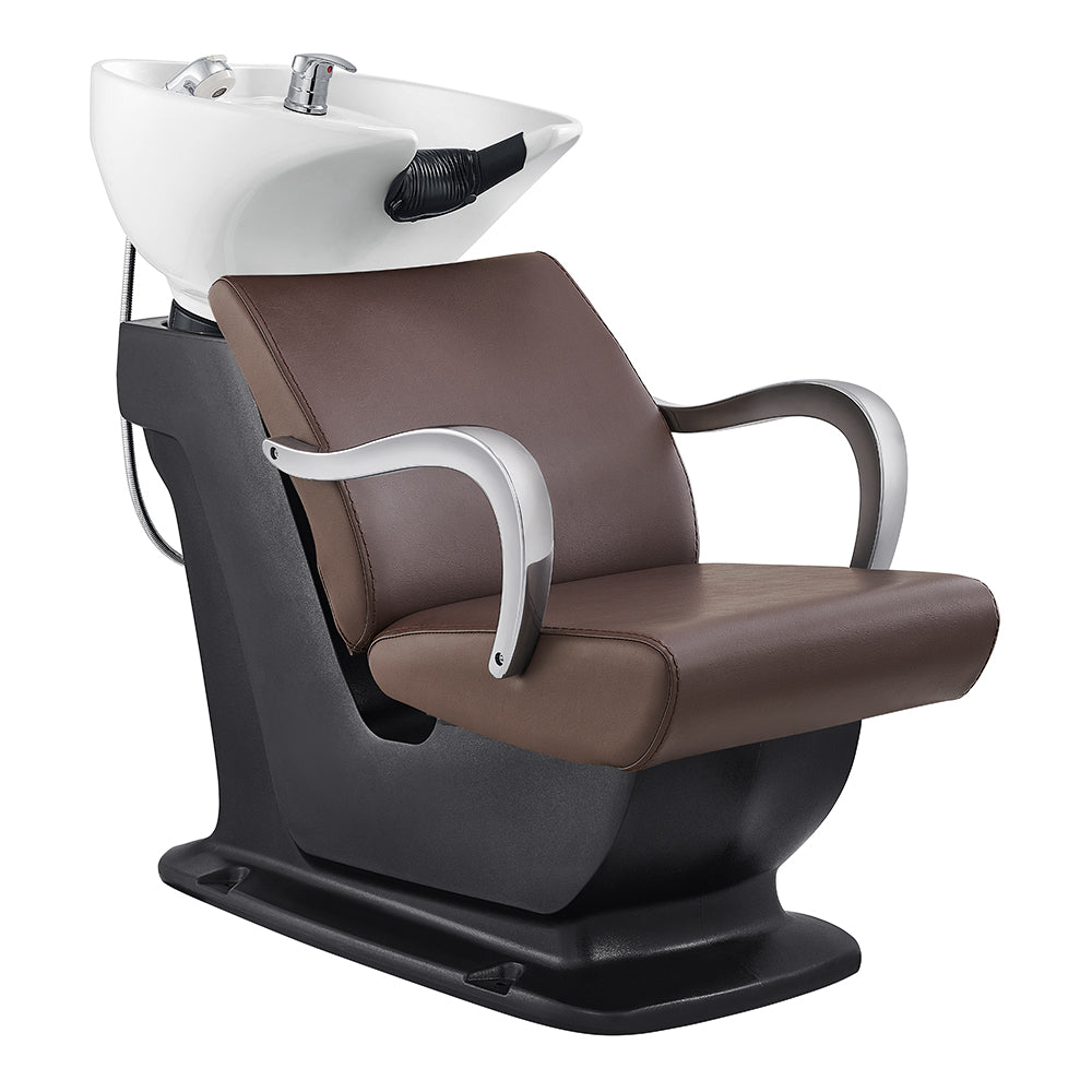 Beckman brown salon shampoo chair