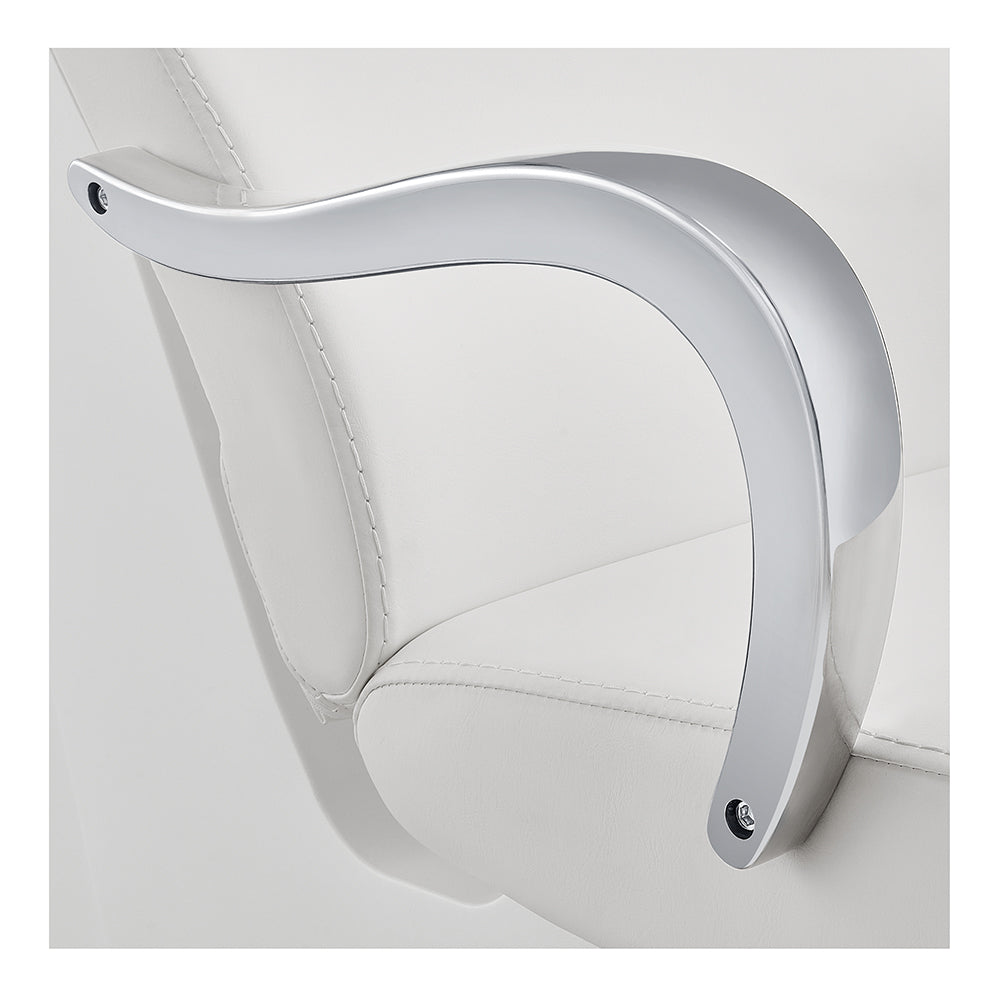 white salon shampoo chair