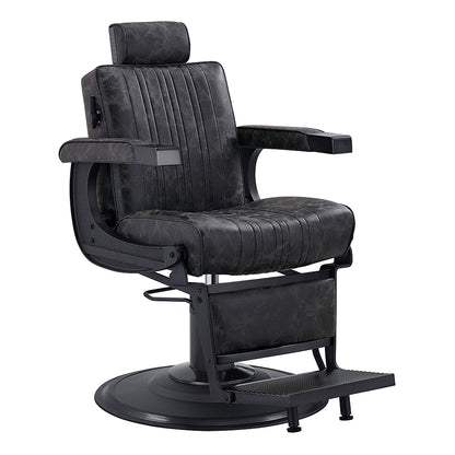 Belgrano Vintage Black Classic Barber Chair