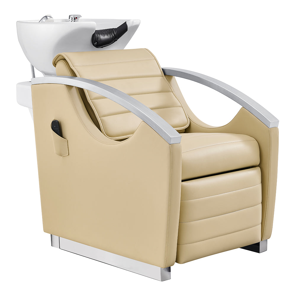 Bella Beige Spa shampoo chair for hair care