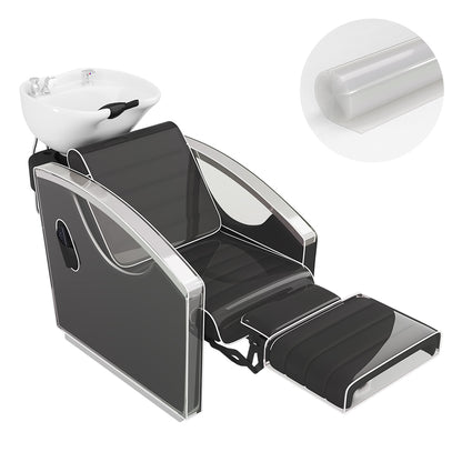 Bella V Recline Massage Salon Shampoo Station