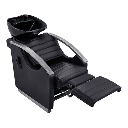 Bella V Titanium Electric Massage Reclining Backwash Shampoo Chair