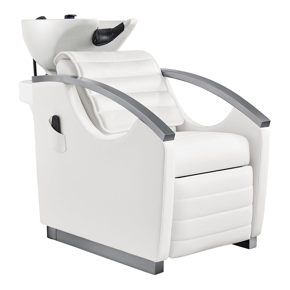 Bella V Titanium Electric Massage Reclining Backwash Shampoo Chair