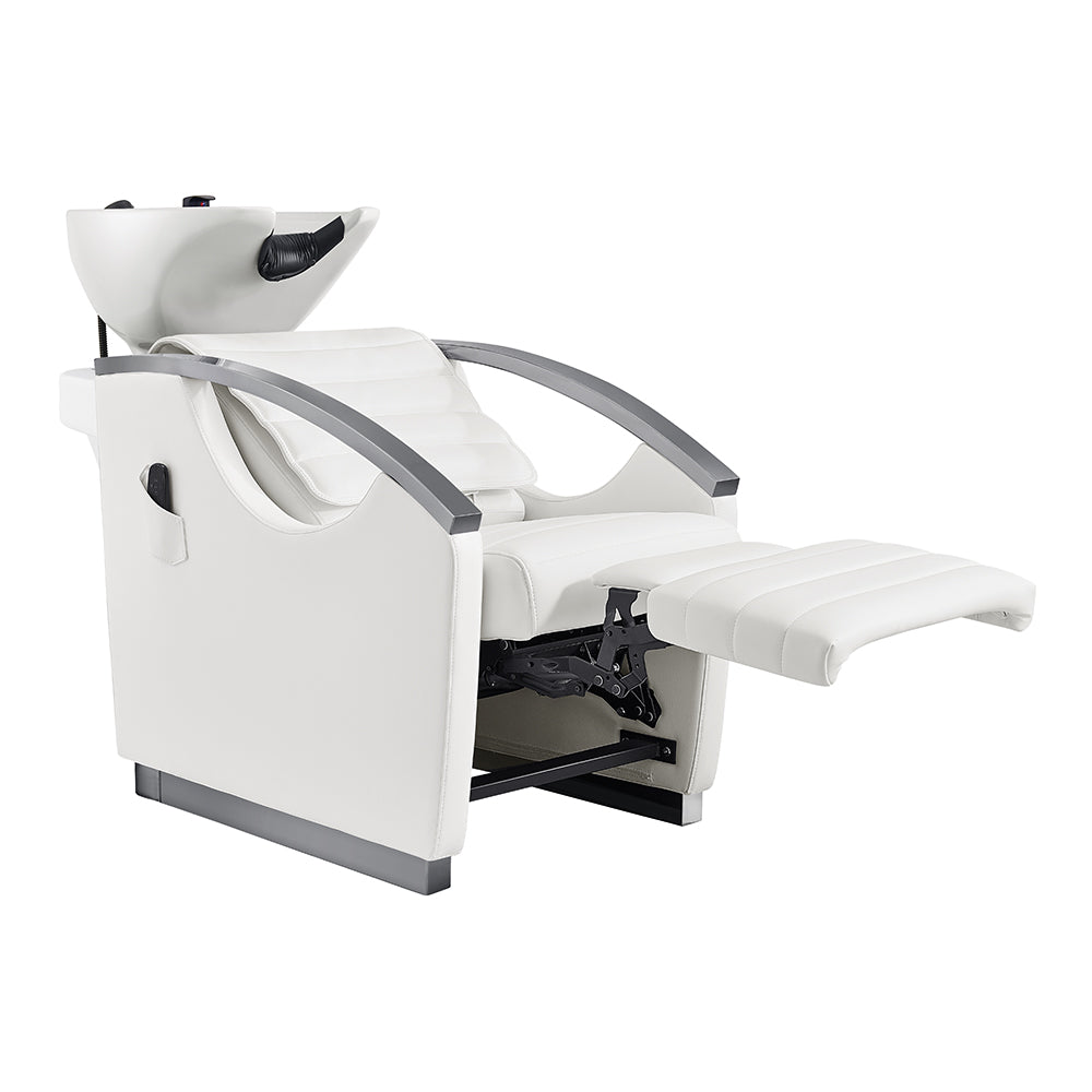 Bella V Titanium Electric Massage Reclining Backwash Shampoo Chair