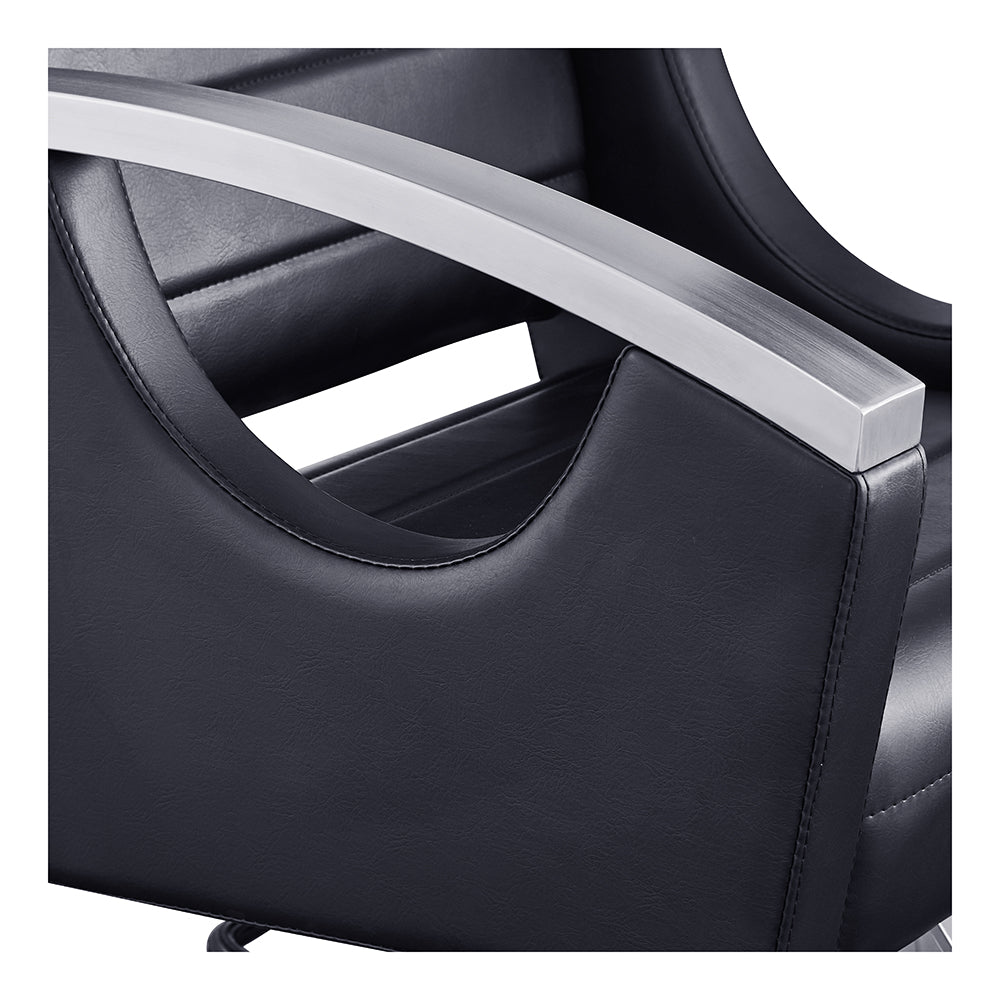 bello black salon chair