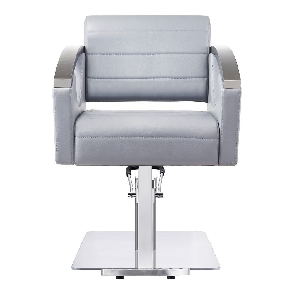 bello gray comfortable salon chair