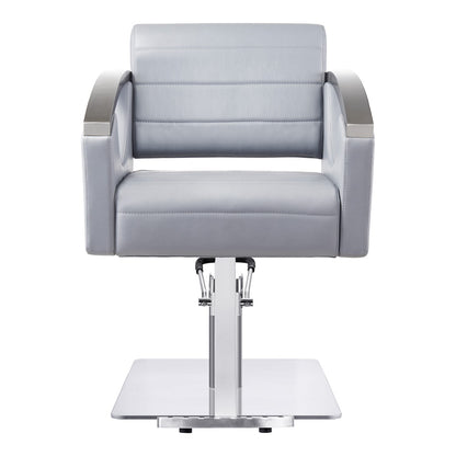 bello gray comfortable salon chair