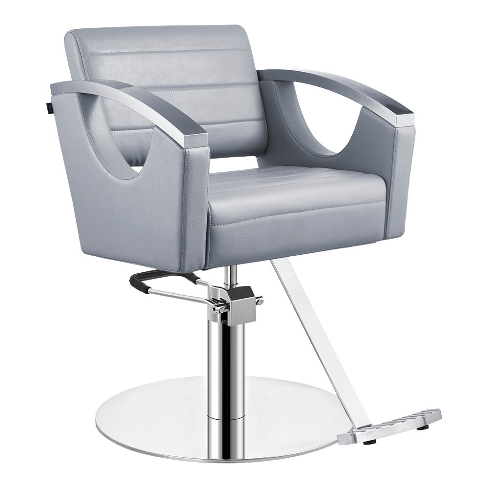 bello gray comfortable salon chair
