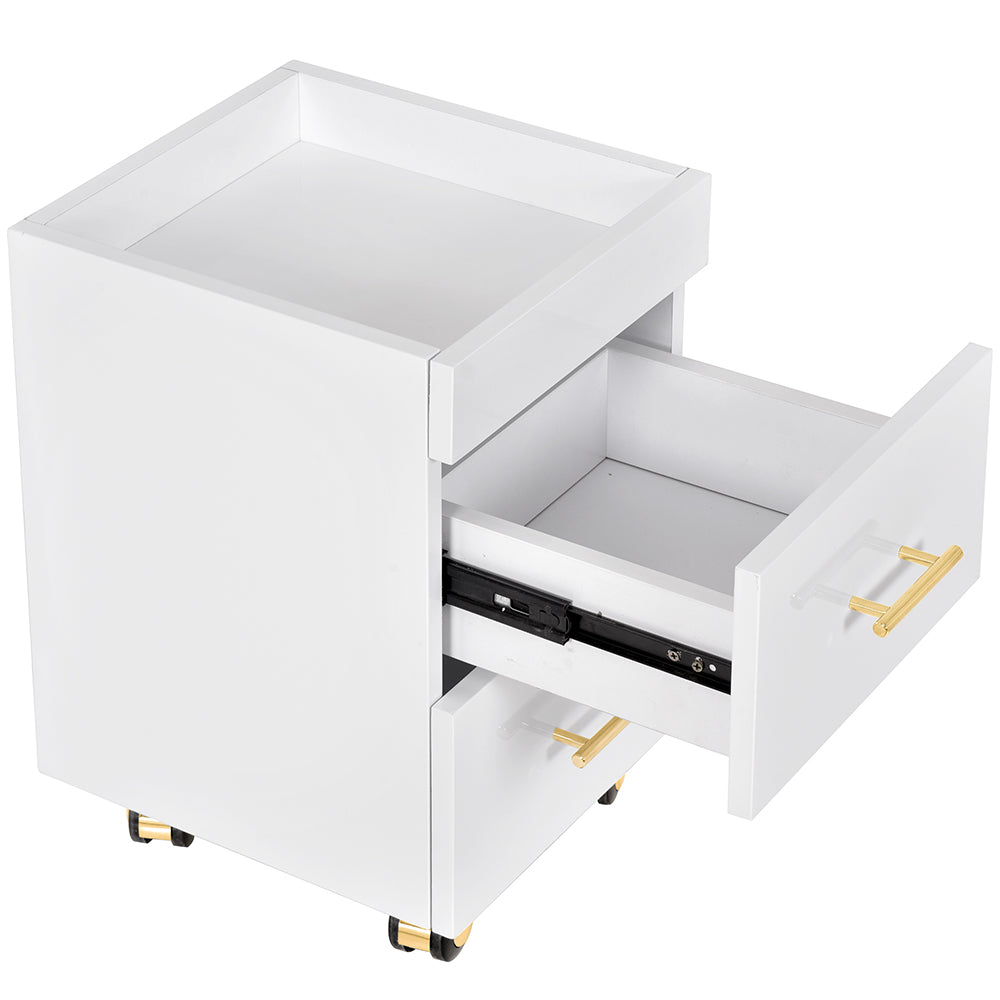 Cannes Gold Manicure Pedicure Trolley Cart