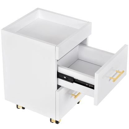 Cannes Gold Manicure Pedicure Trolley Cart