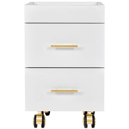 Cannes Gold Manicure Pedicure Trolley Cart