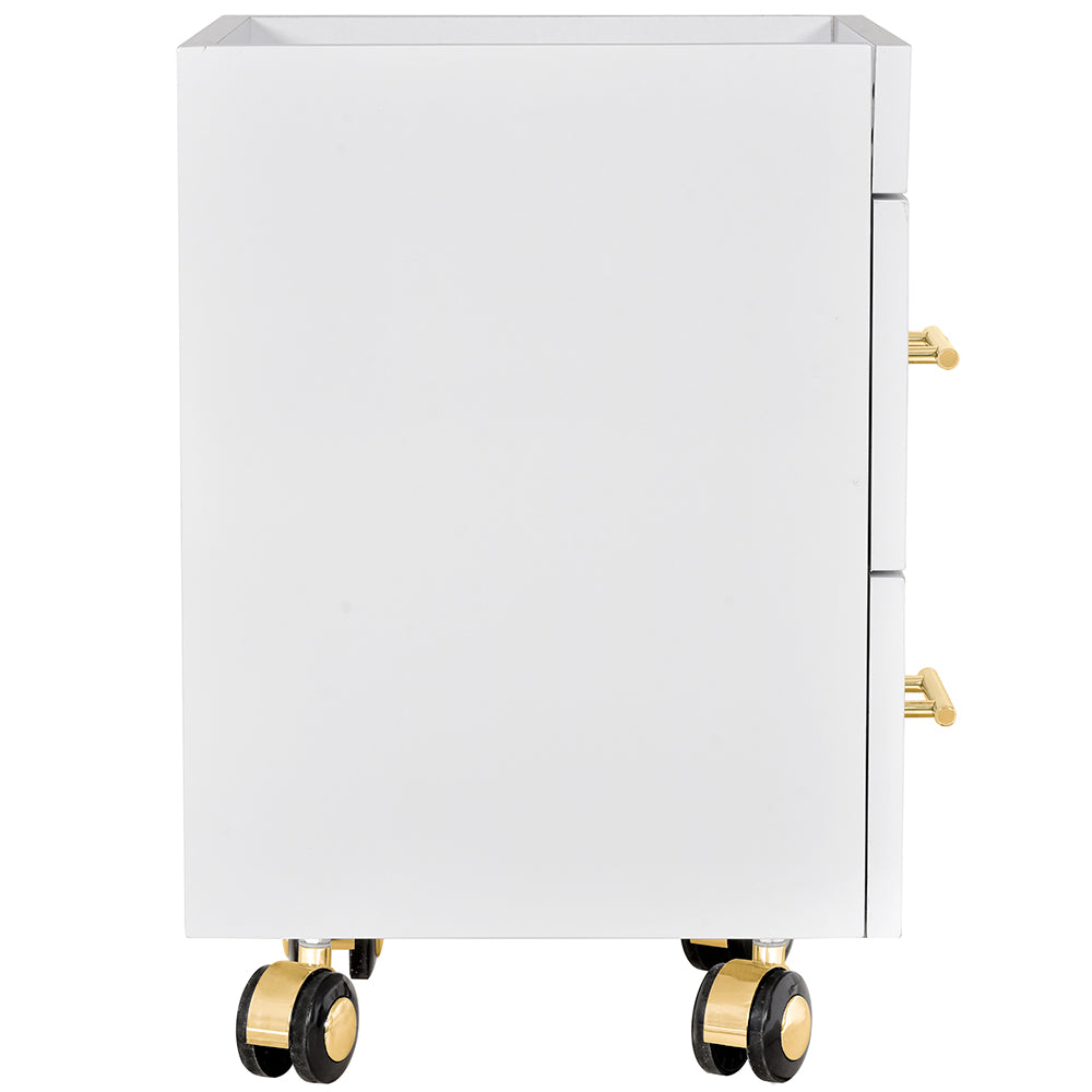 Cannes Gold Manicure Pedicure Trolley Cart