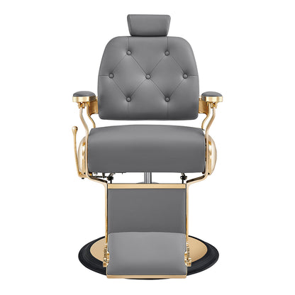 Cavalier Gray Golden Barber Chair