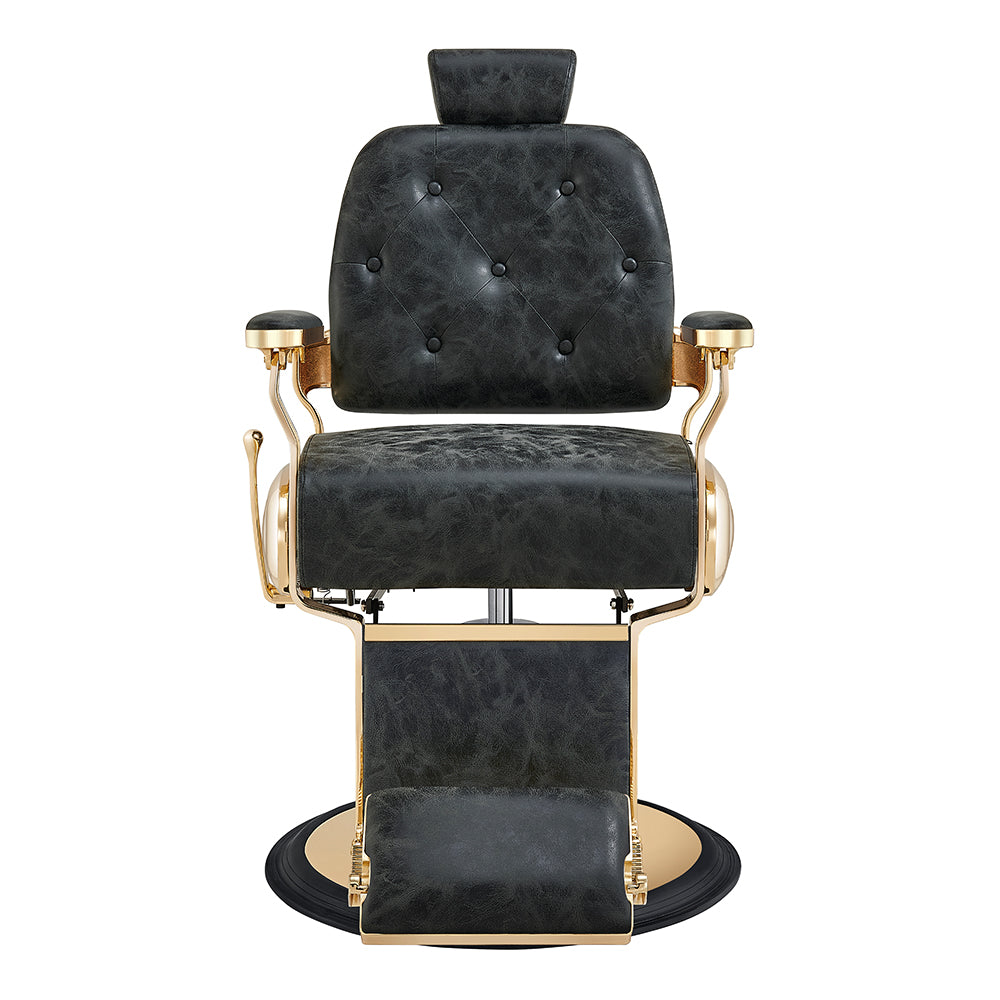 Cavalier antique barber chair in gold