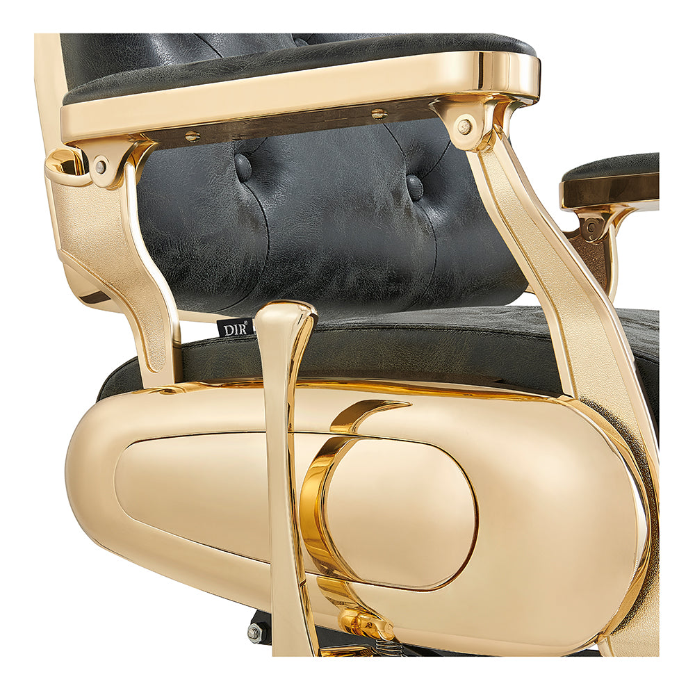 Cavalier antique barber chair in gold