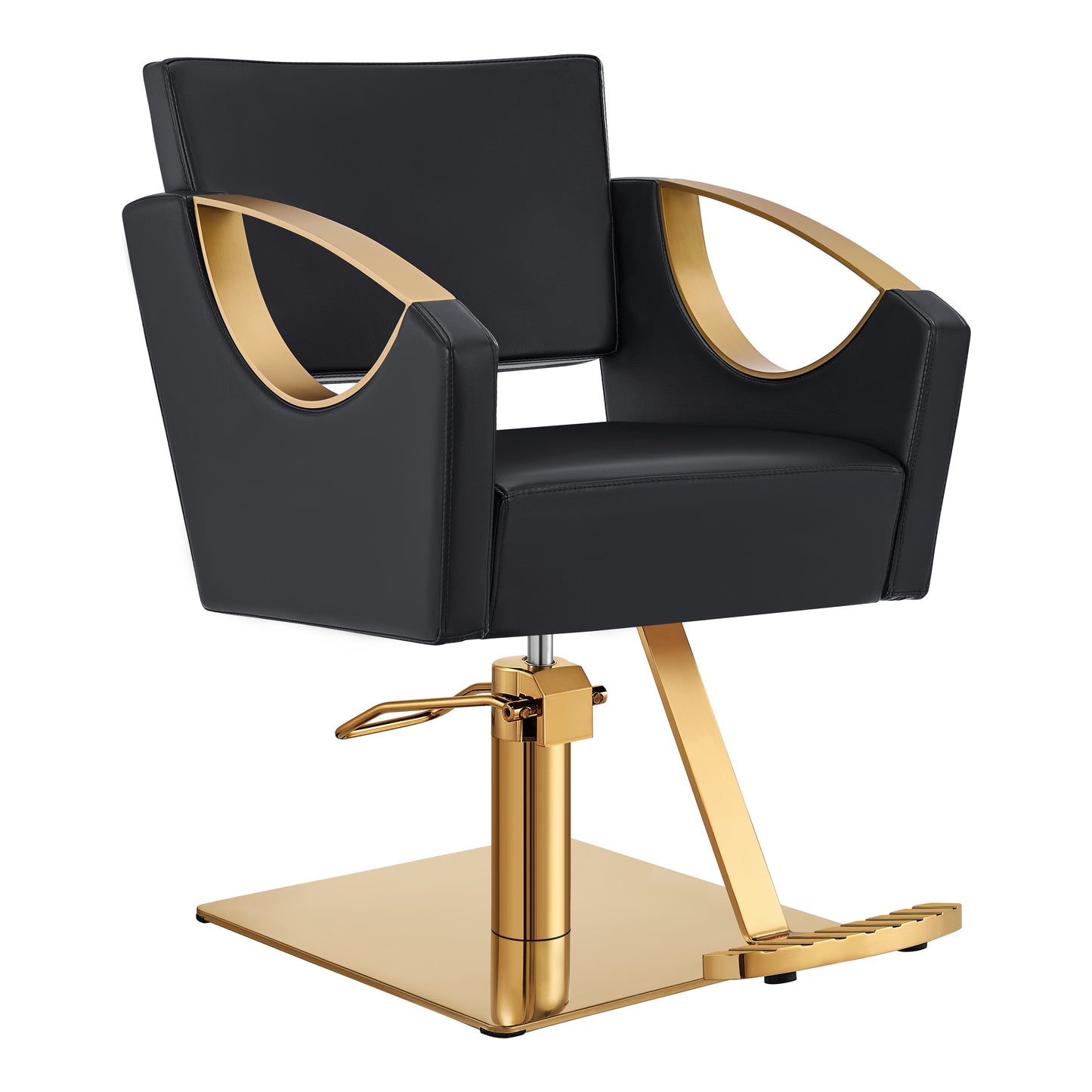Creativita Gold Black Salon Styling Chair