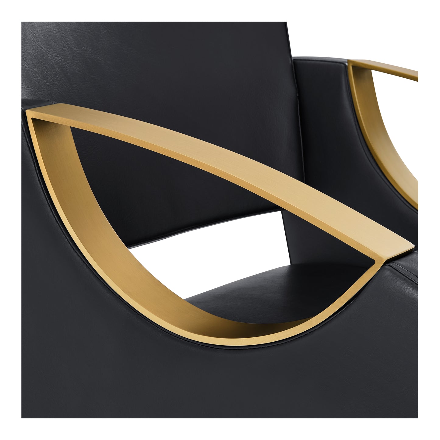 Creativita Gold Black Salon Styling Chair