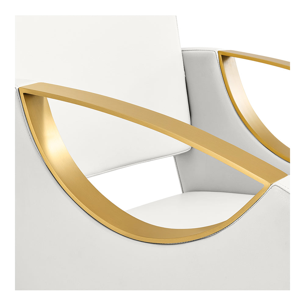 Creativita Gold Hair Styling Chair