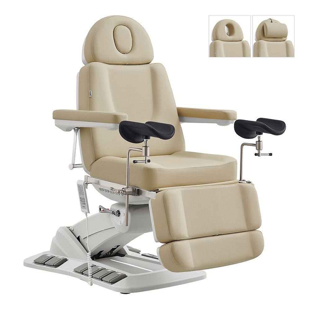 Geneva Exam Chair with stirrups