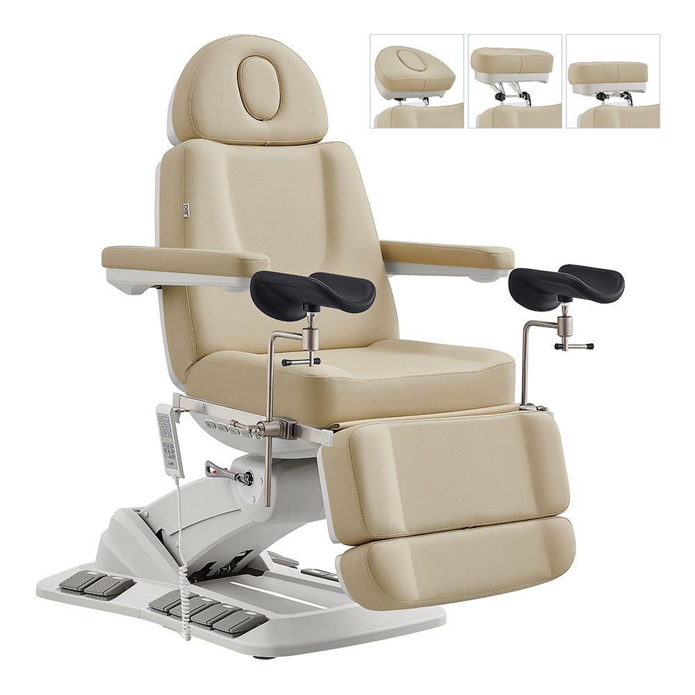 Geneva Exam Chair with stirrups