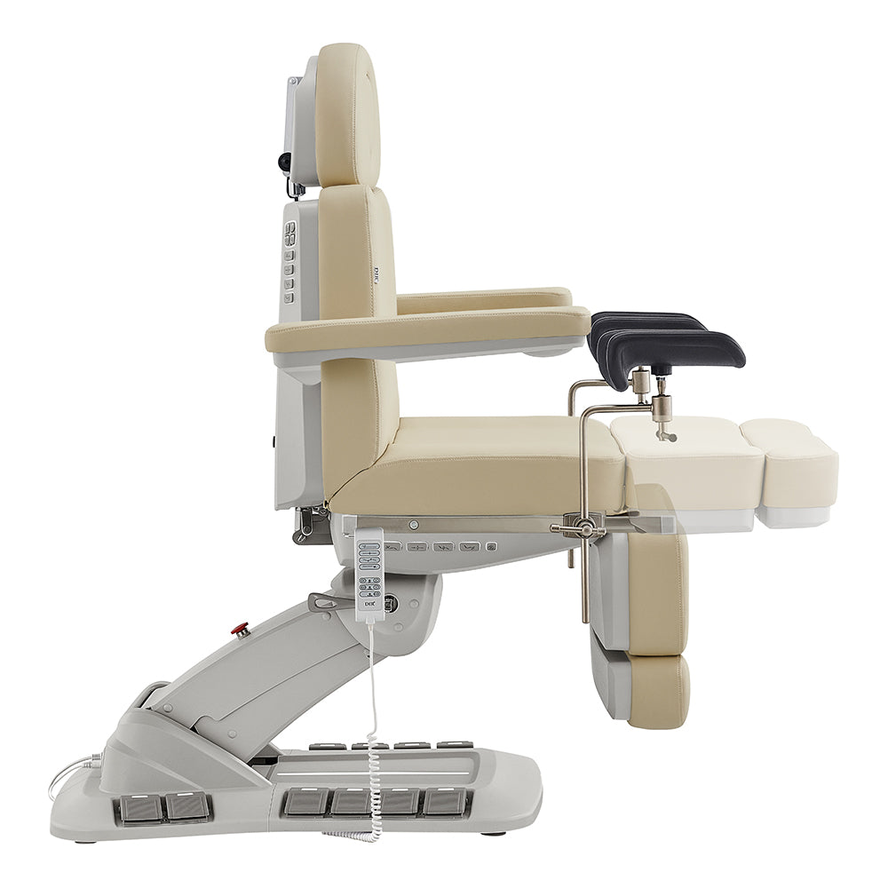 Geneva Exam Chair with stirrups