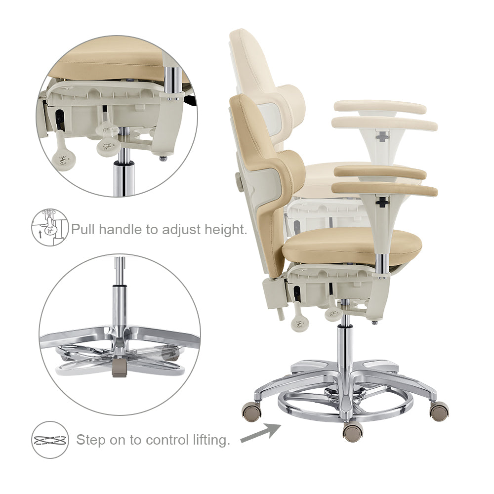 hazel ergonomic ergonomic medical Lab stool