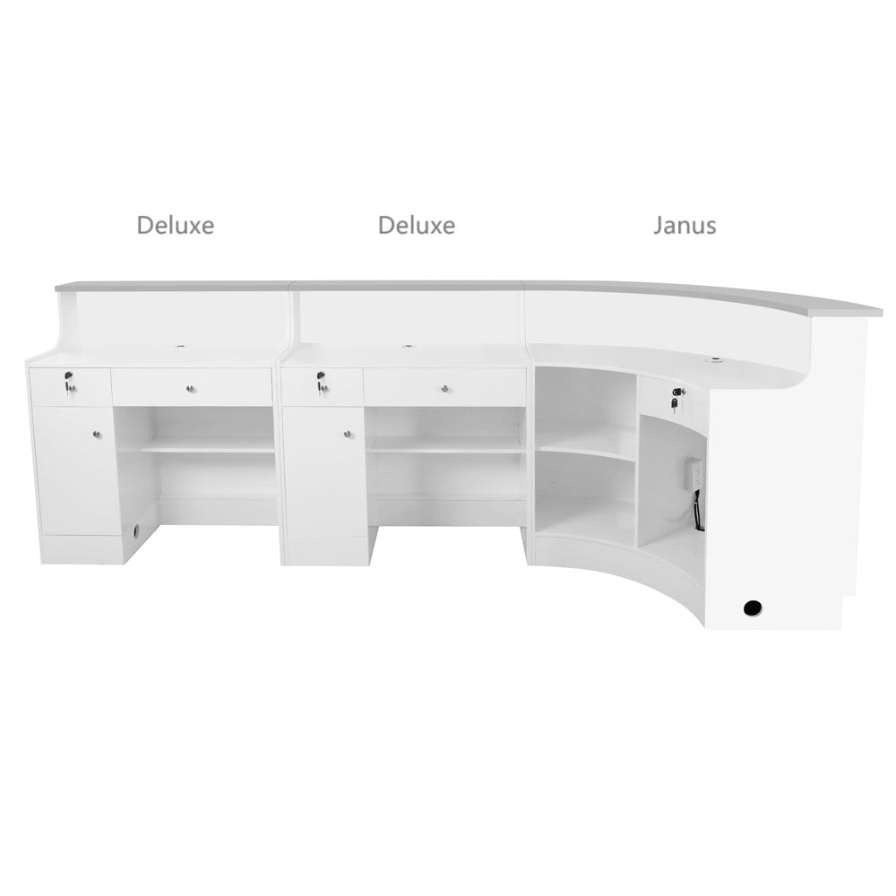 Janus L Shaped Reception Desk