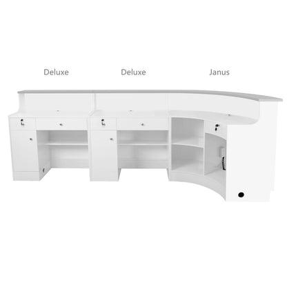 Janus L Shaped Reception Desk
