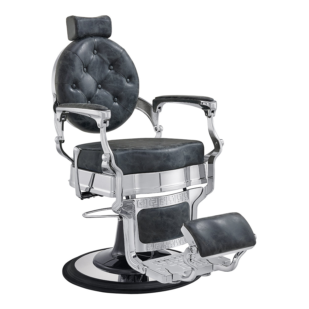 Julius Vintage Black Barber Shop Chair