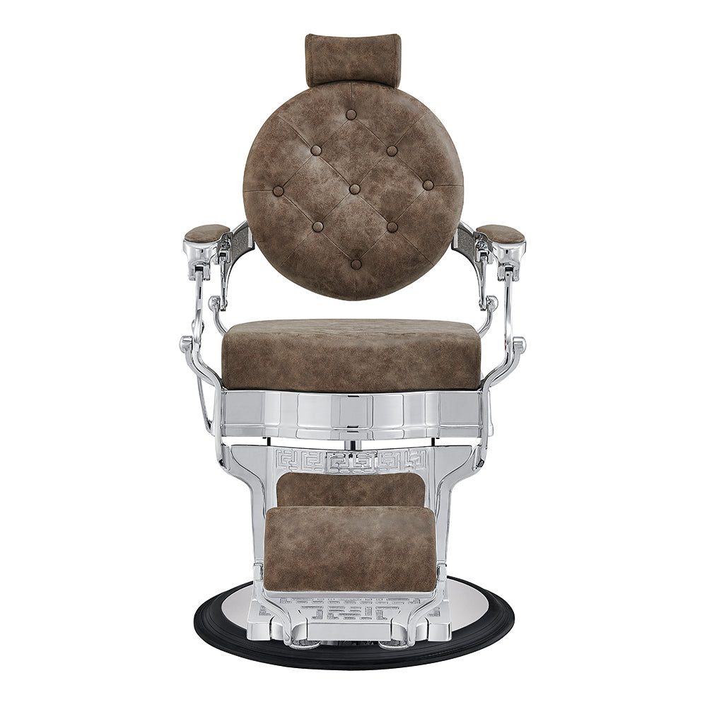 Julius Vintage Brown Barber Shop Chair