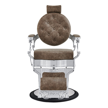 Julius Vintage Brown Barber Shop Chair