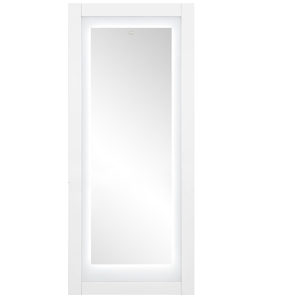 Luna II LED Lighted Hair Salon Station and Wall Mirror
