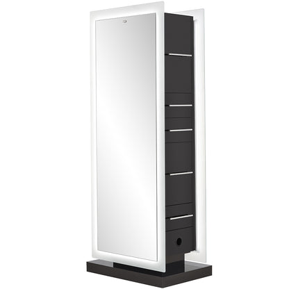 Magic Double Salon Mirror With Cabinet