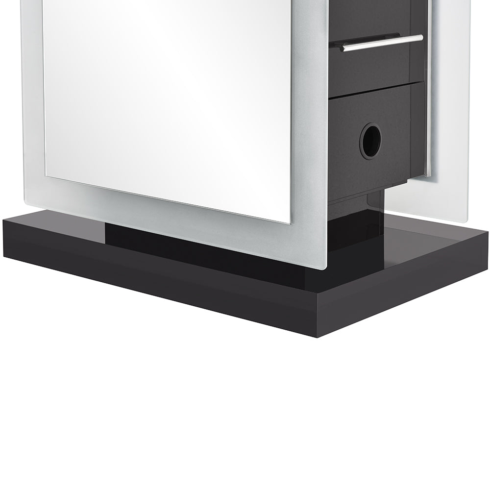 Magic Double Salon Mirror With Cabinet