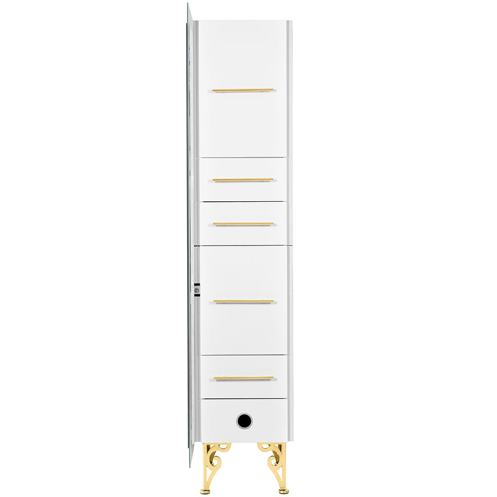 Magic Single Gold  LED Styling Station