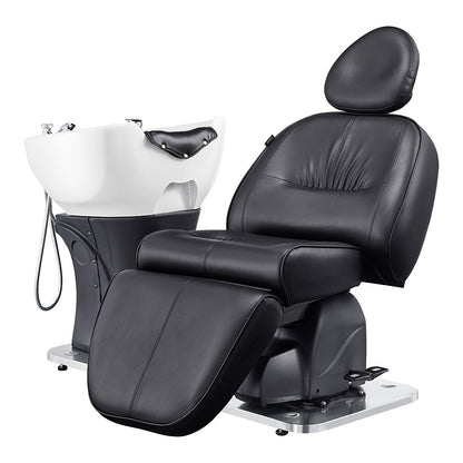 Maximus Full Recline Shampoo Unit With Rotating Seat 