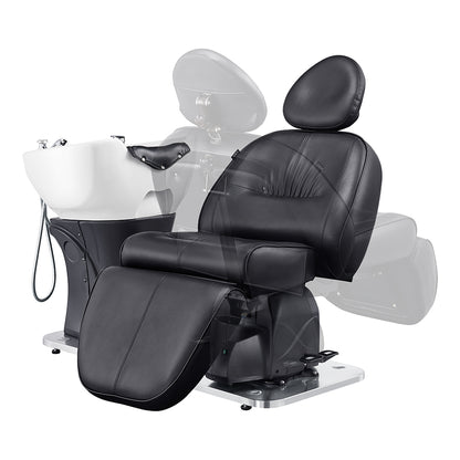Maximus Full Recline Shampoo Unit With Rotating Seat 