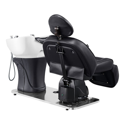 Maximus Full Recline Shampoo Unit With Rotating Seat 