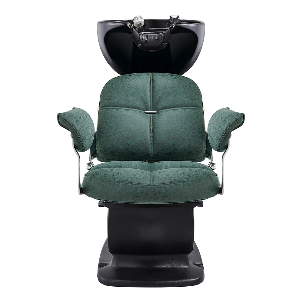 Vintage Green Salon Shampoo Unit