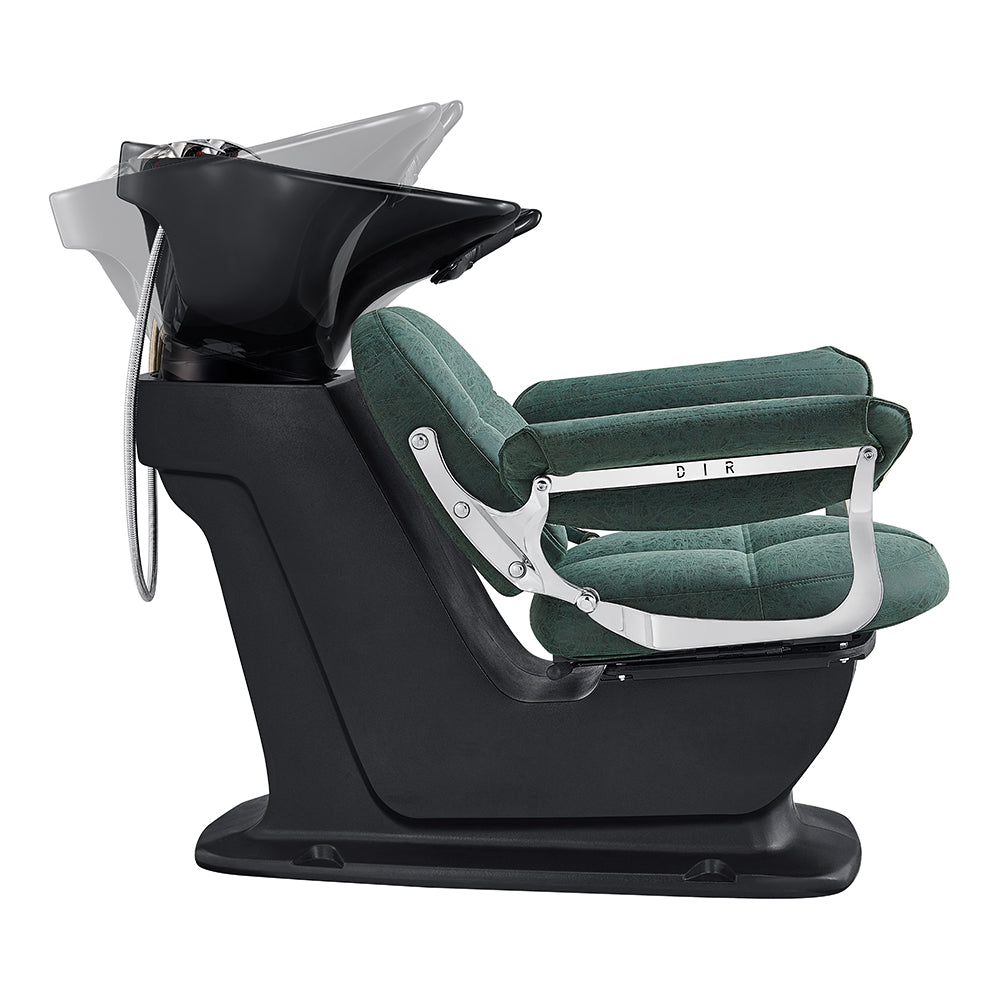 Vintage Green Salon Shampoo Unit