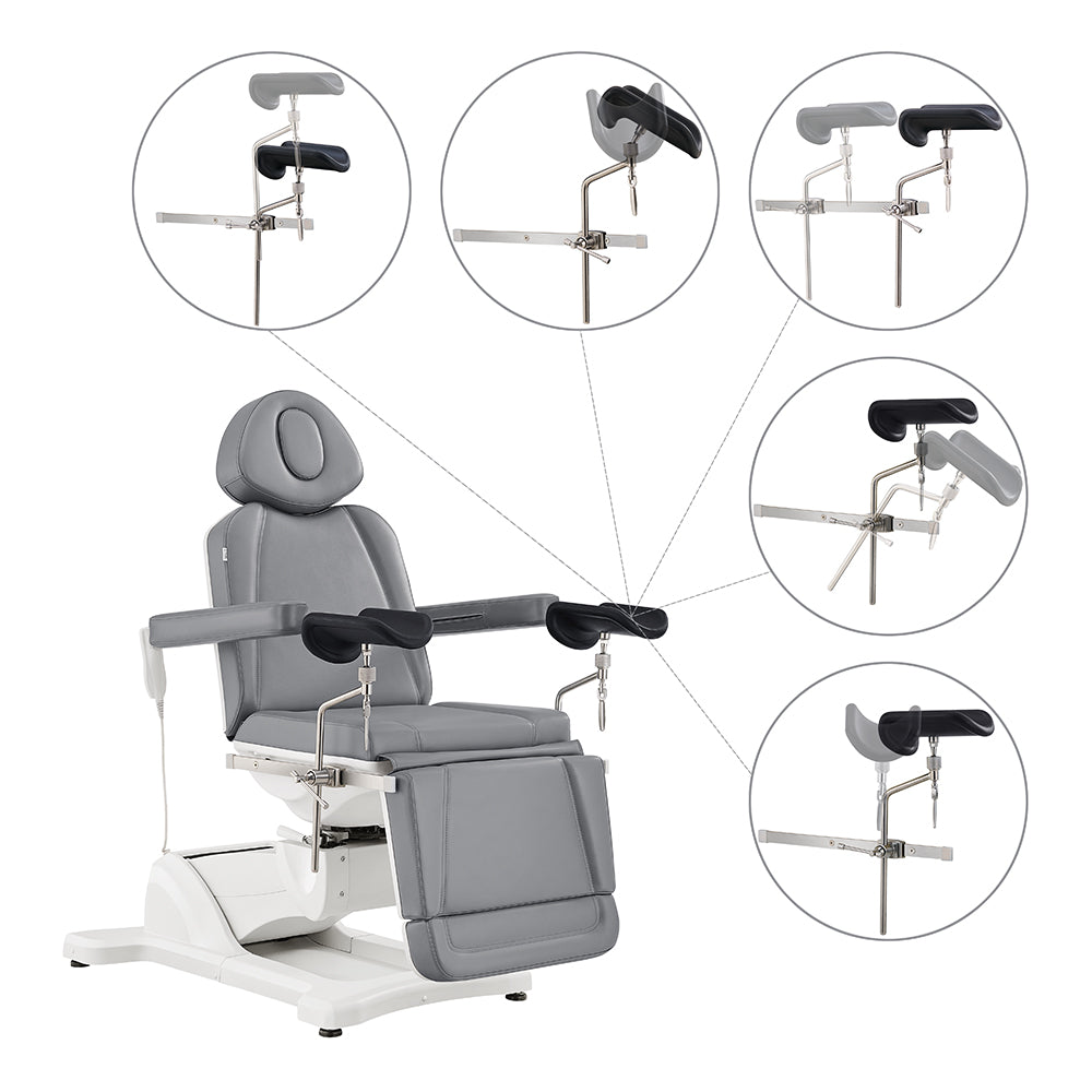 Pavo OB Medical treatment Table with Stirrups
