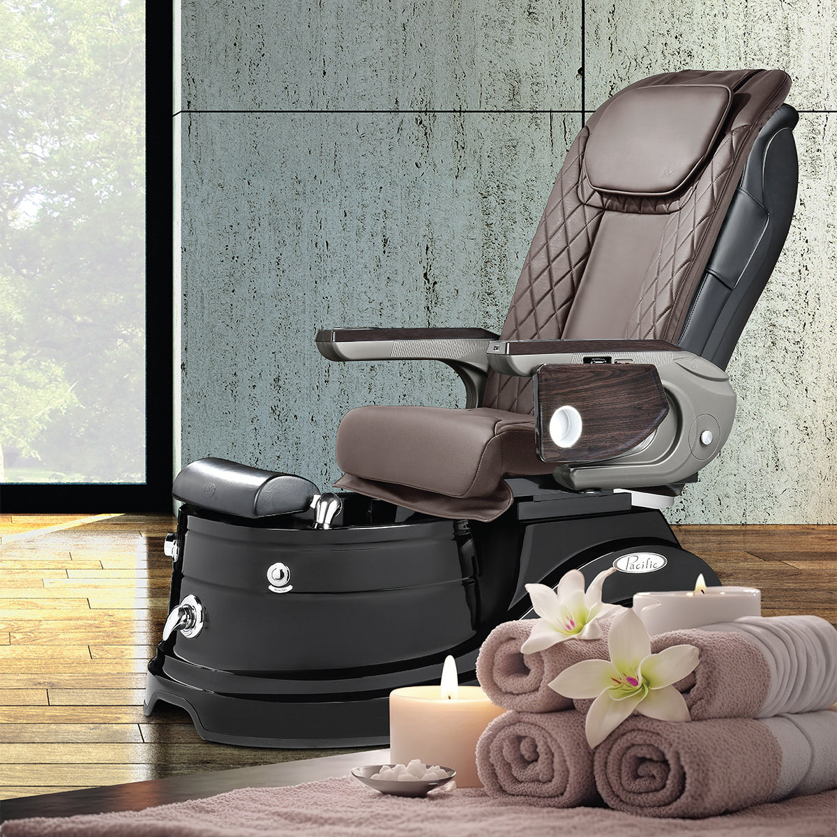 J&A Pacific GT Pedicure Spa Chair - Free Stool