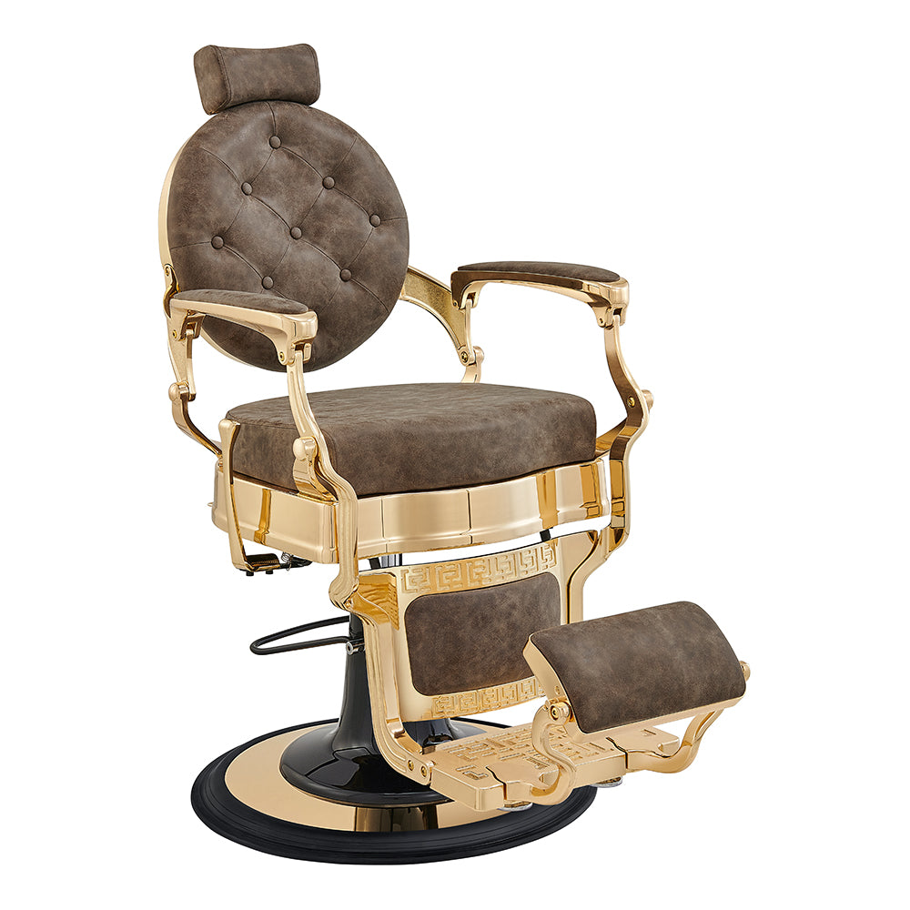 Princeton Vintage Luxury Gold Barber Chair