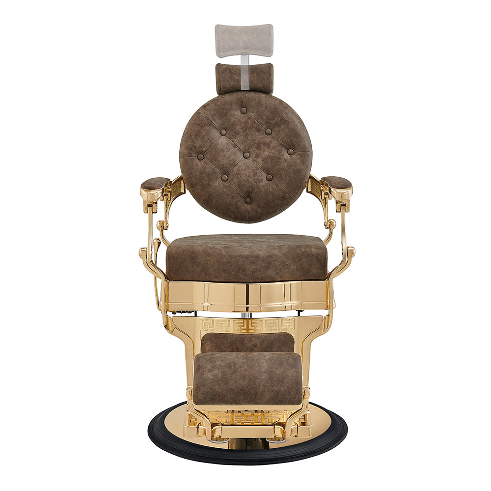 Princeton Vintage Luxury Gold Barber Chair