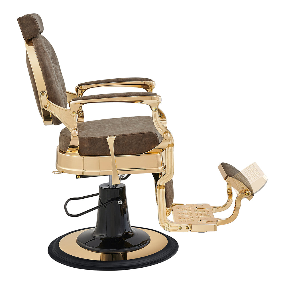 Princeton Vintage Luxury Gold Barber Chair