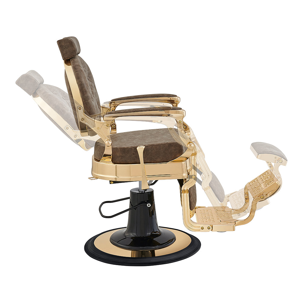 Princeton Vintage Luxury Gold Barber Chair