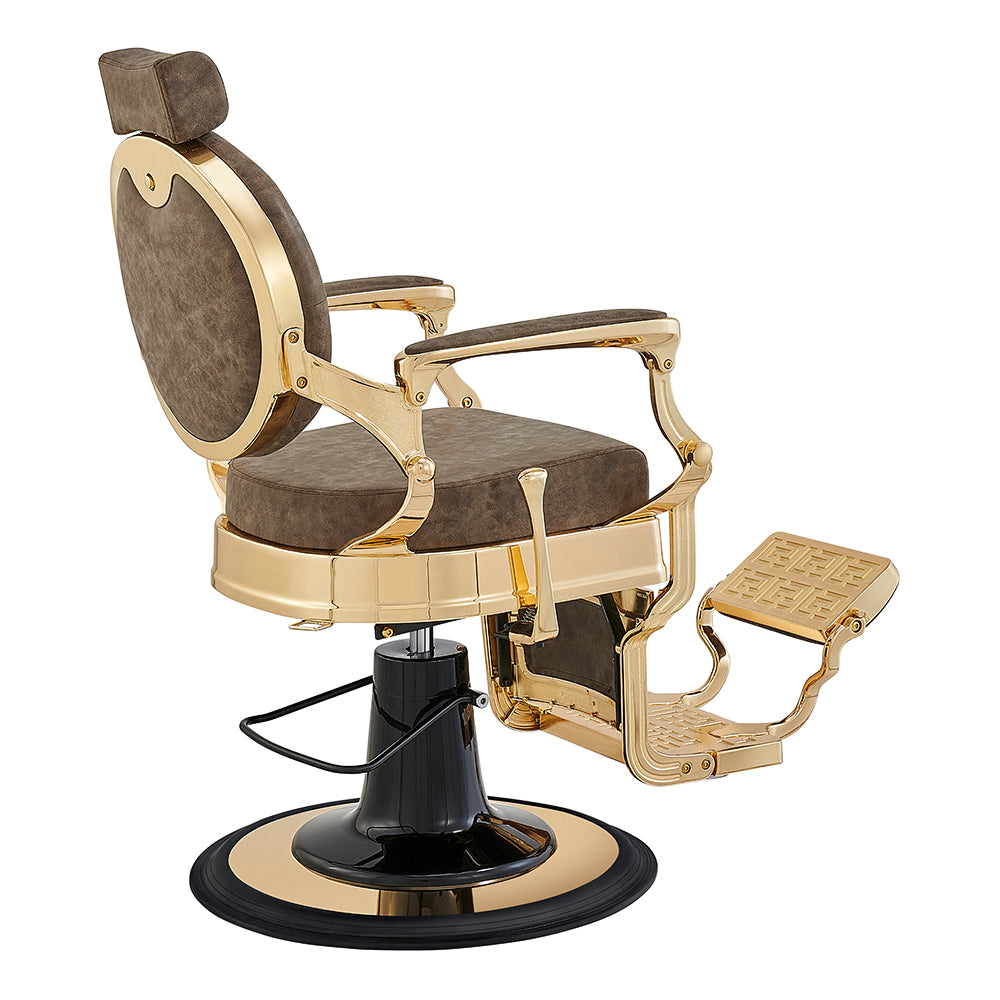 Princeton Vintage Luxury Gold Barber Chair